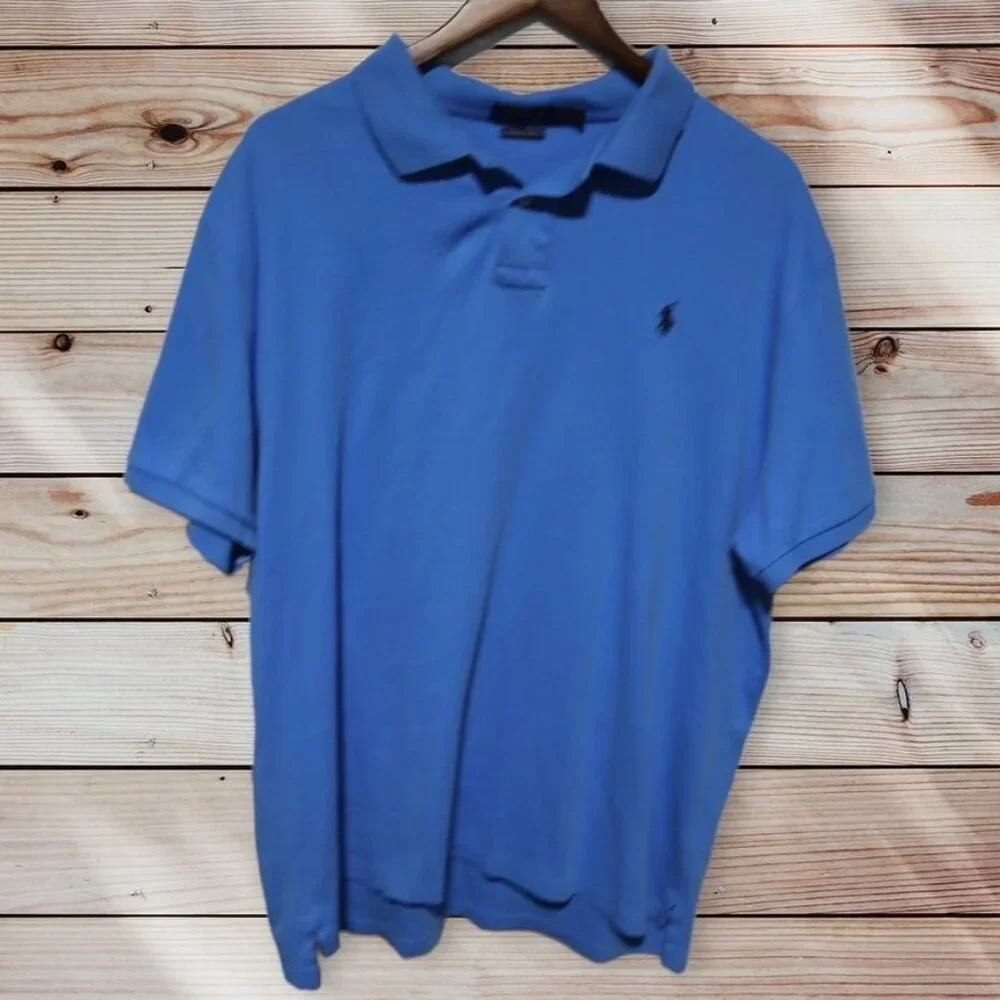 Polo By Ralph Lauren Blue Polo Size XXL